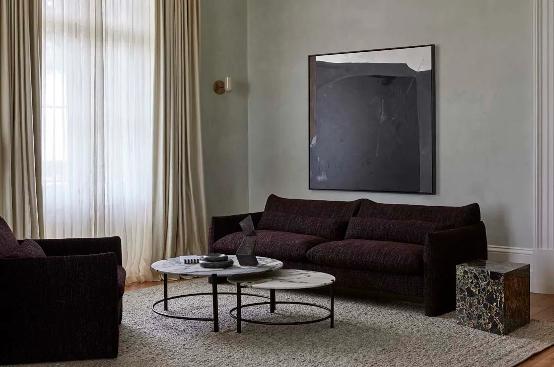 Atlas Twin Nest Coffee Table Matt Brown