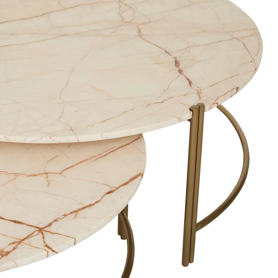 Atlas Twin Nest Coffee Table Matt Brown