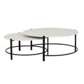 Atlas Twin Nest Coffee Table Matt White