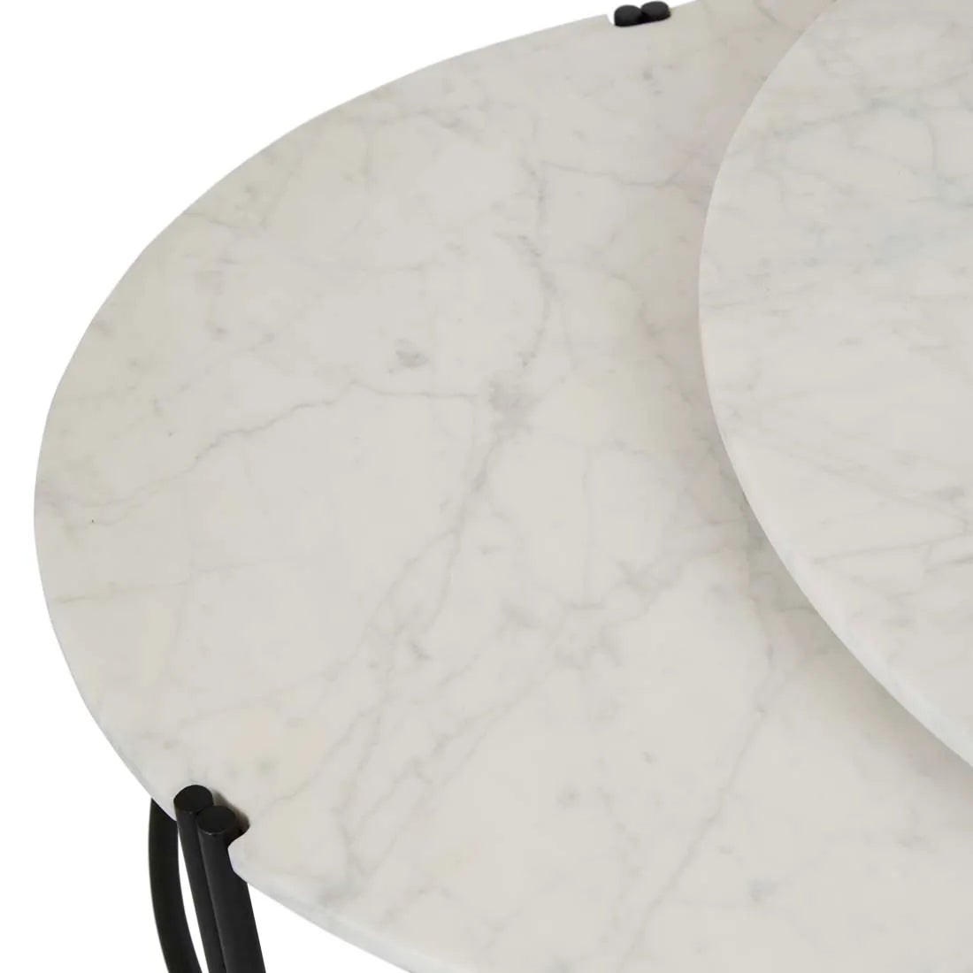 Atlas Twin Nest Coffee Table Matt White