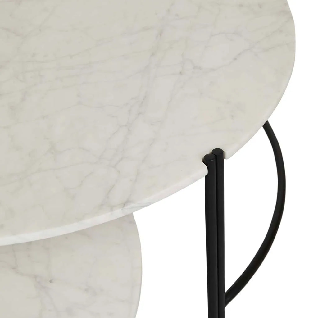 Atlas Twin Nest Coffee Table Matt White