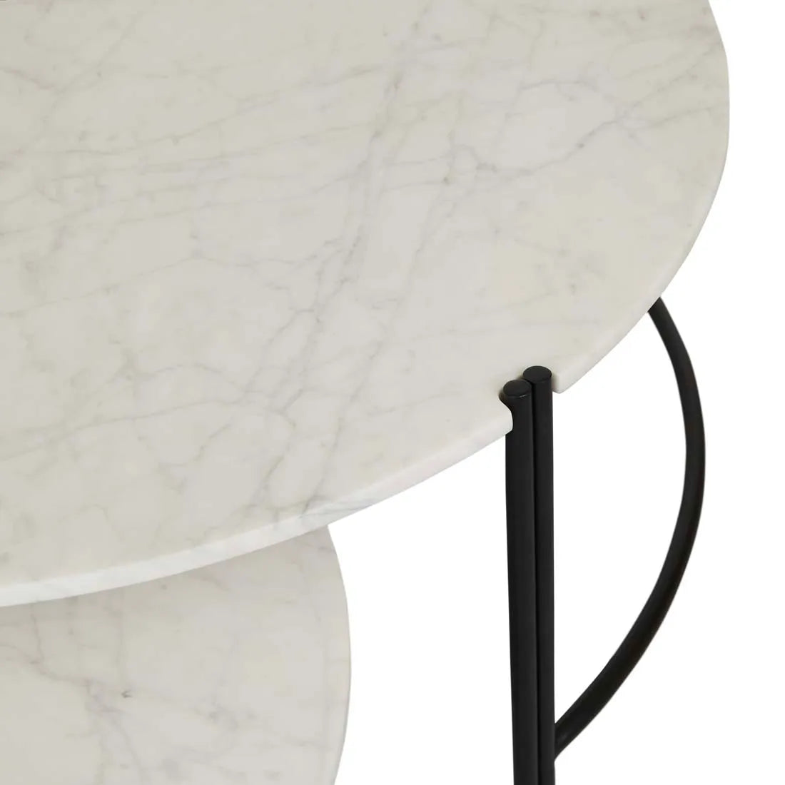 Atlas Twin Nest Coffee Table Matt White