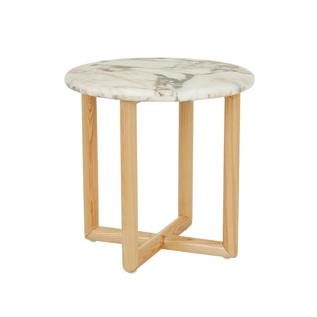 Camille Side Table Ocean Marble