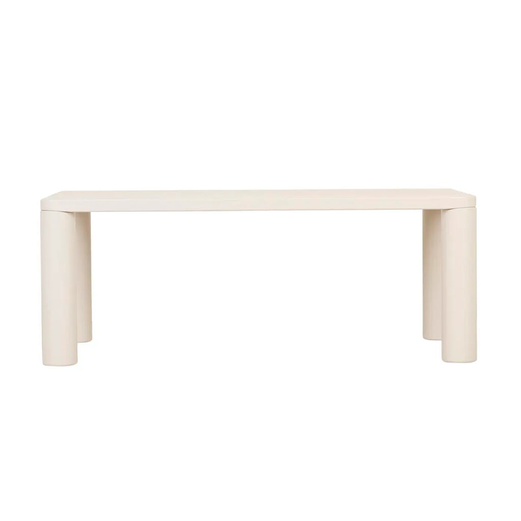 Frankie Dining Table 2000mm Gloss Fossil