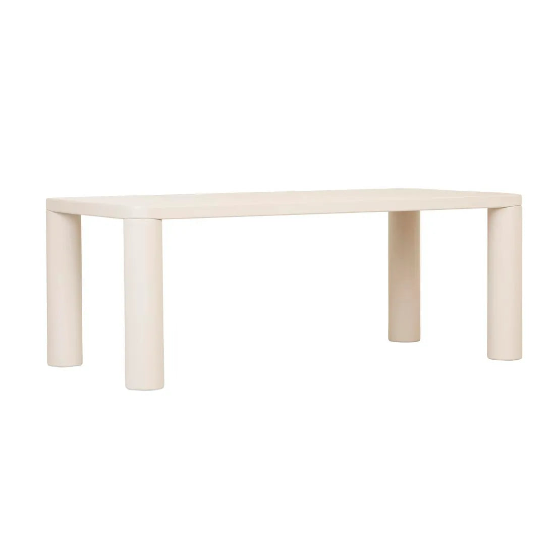 Frankie Dining Table 2000mm Gloss Fossil