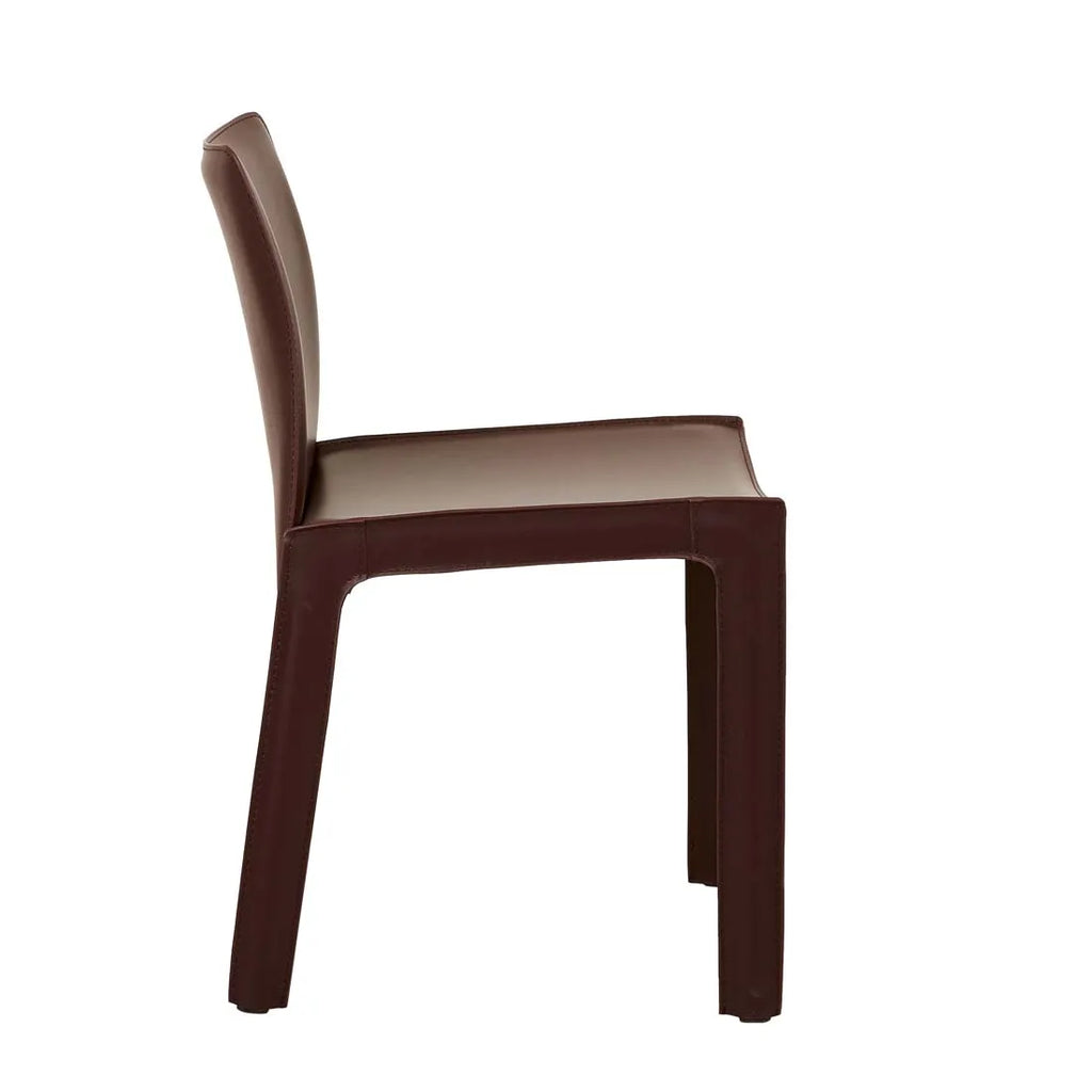 Carlo Dining Chair Burgundy