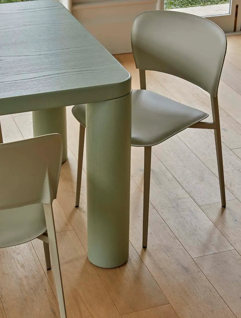 Frankie Dining Table 2000mm Gloss Fossil