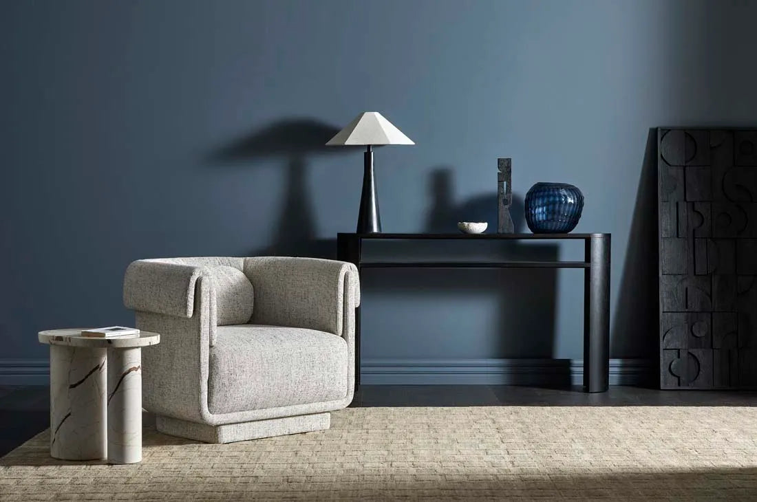 Classique Oval Shelf Console Fossil