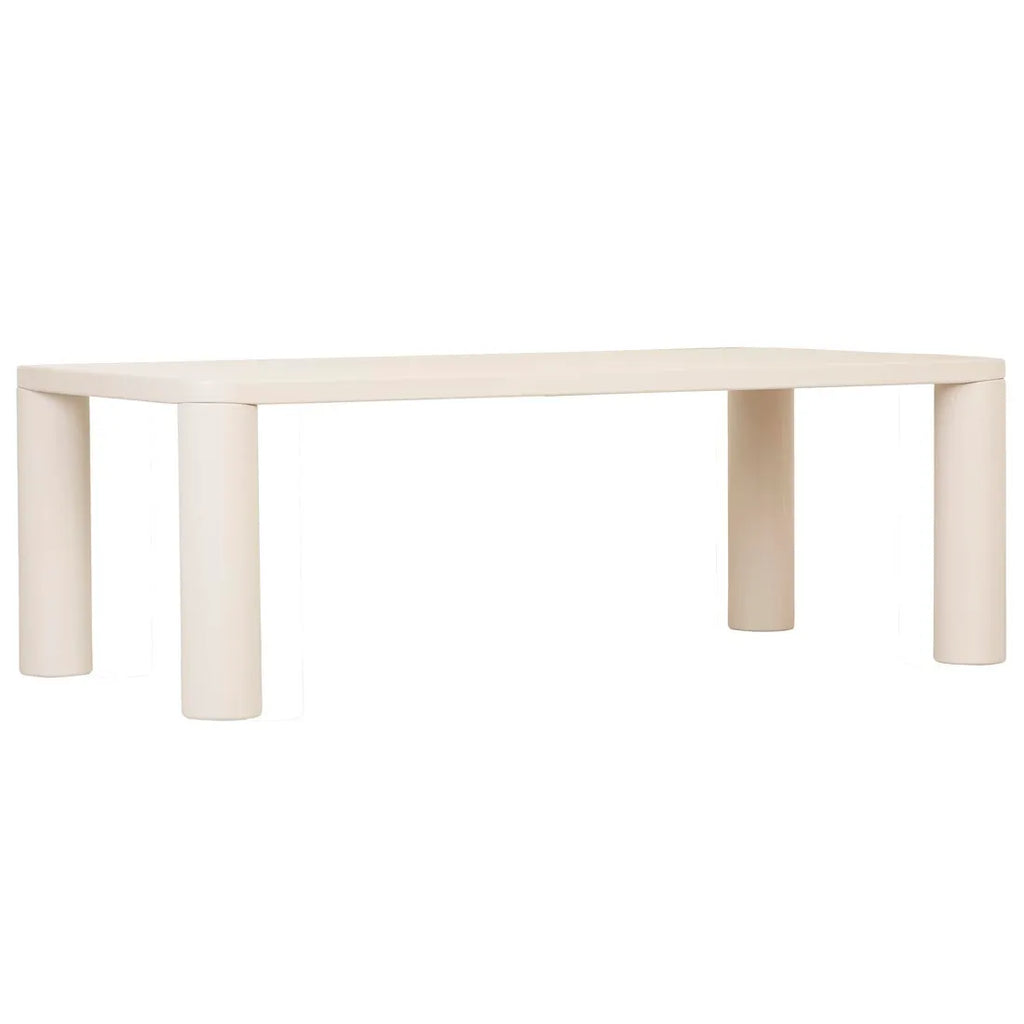 Frankie Dining Table 2400mm Gloss Fossil