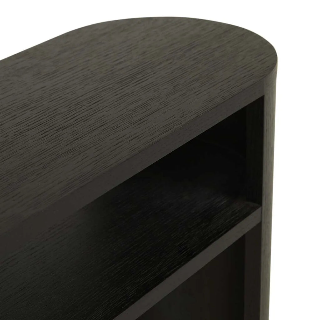 Classique Oval Shelf Console Large Matt Dark