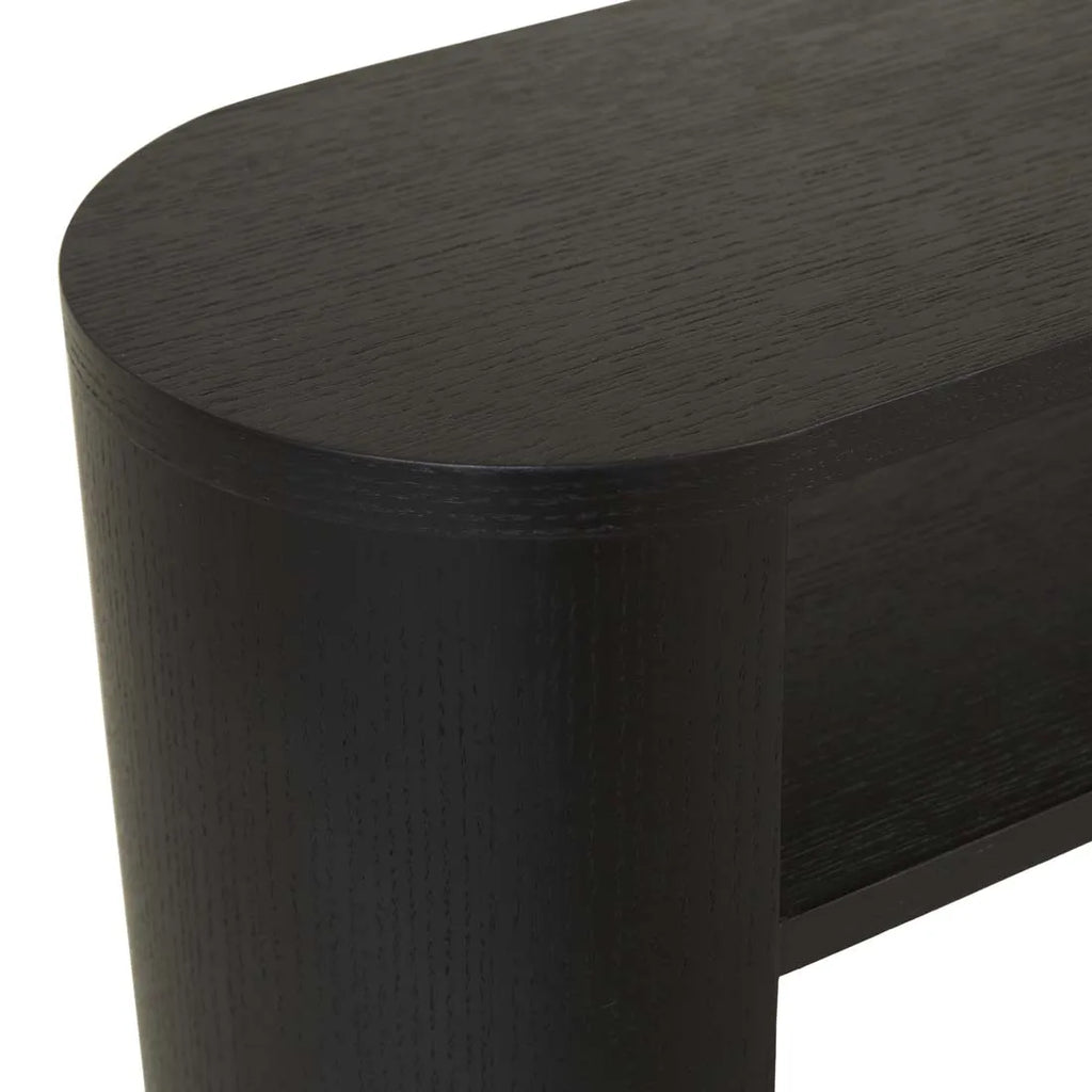 Classique Oval Shelf Console Large Matt Dark