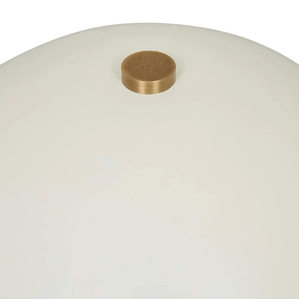 Easton Dome Table Lamp Ivory/Brass