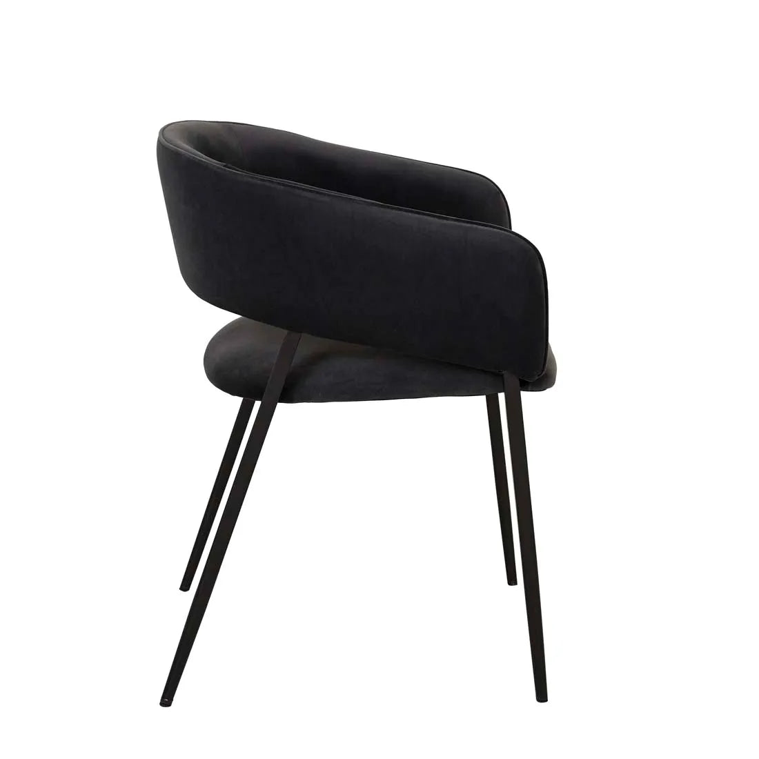Eliza Dining Chair Onyx Velvet