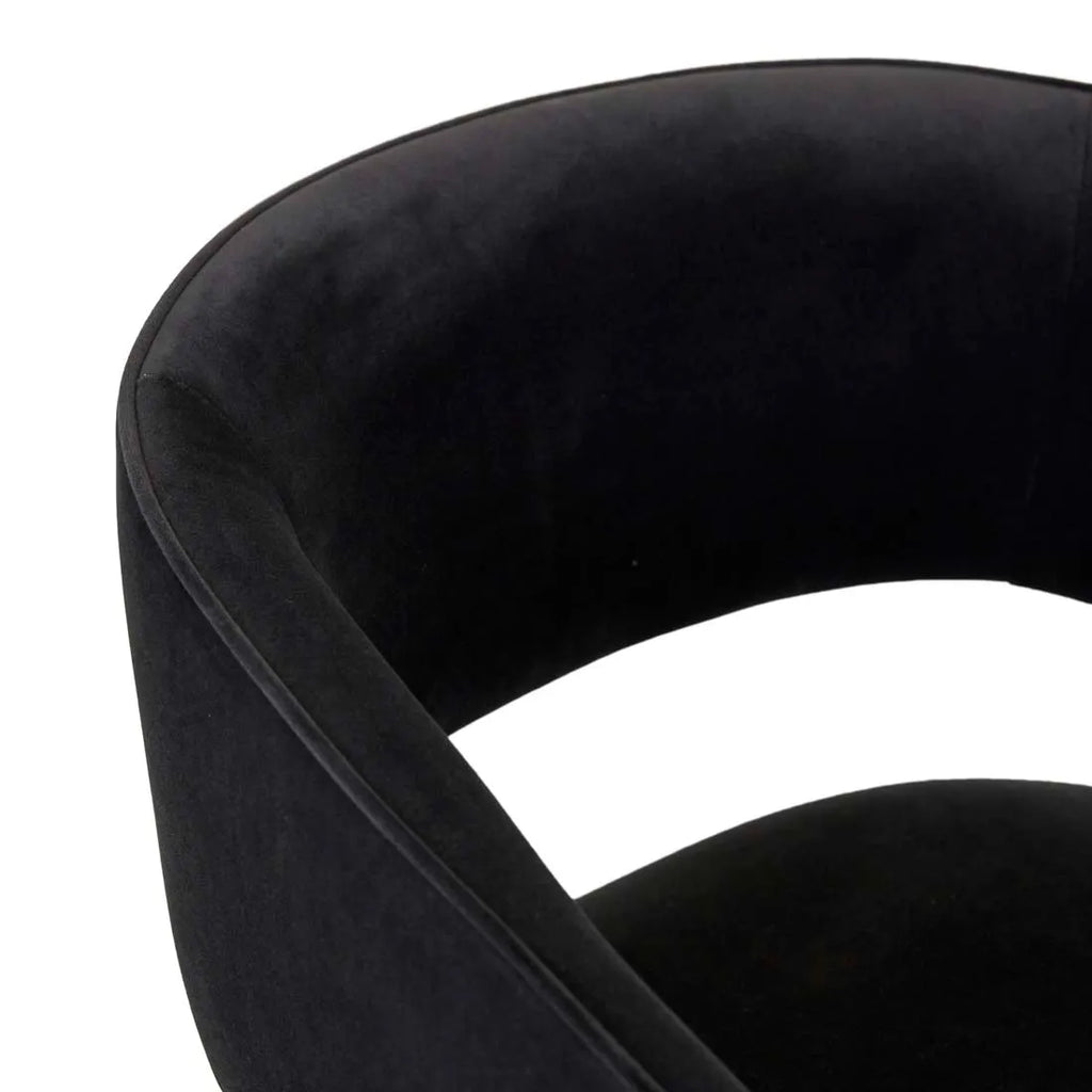 Eliza Dining Chair Onyx Velvet