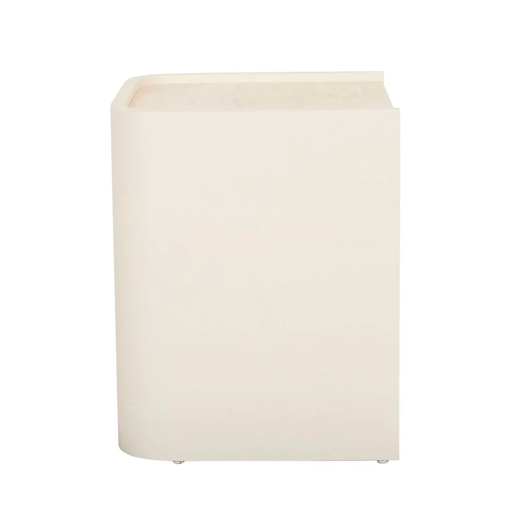 Elsie Narrow Bedside Natural Marble/Shell