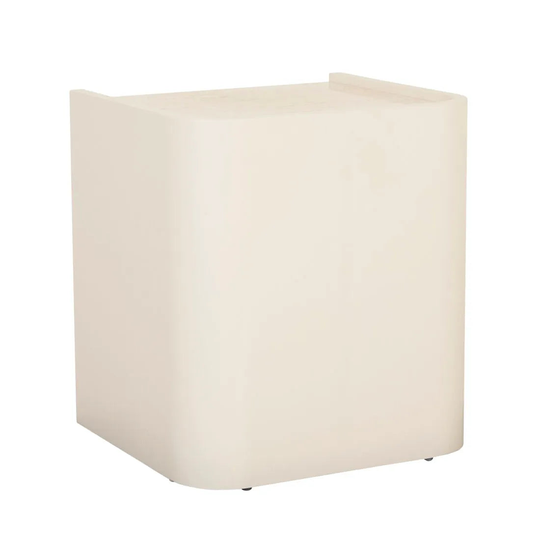 Elsie Narrow Bedside Natural Marble/Shell