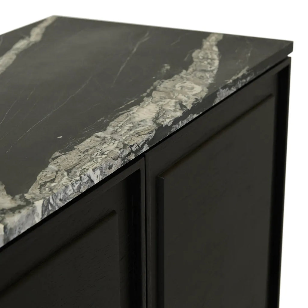 Yorke Marble Buffet Black Onyx