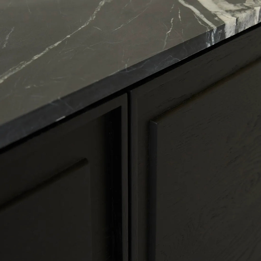 Yorke Marble Buffet Black Onyx