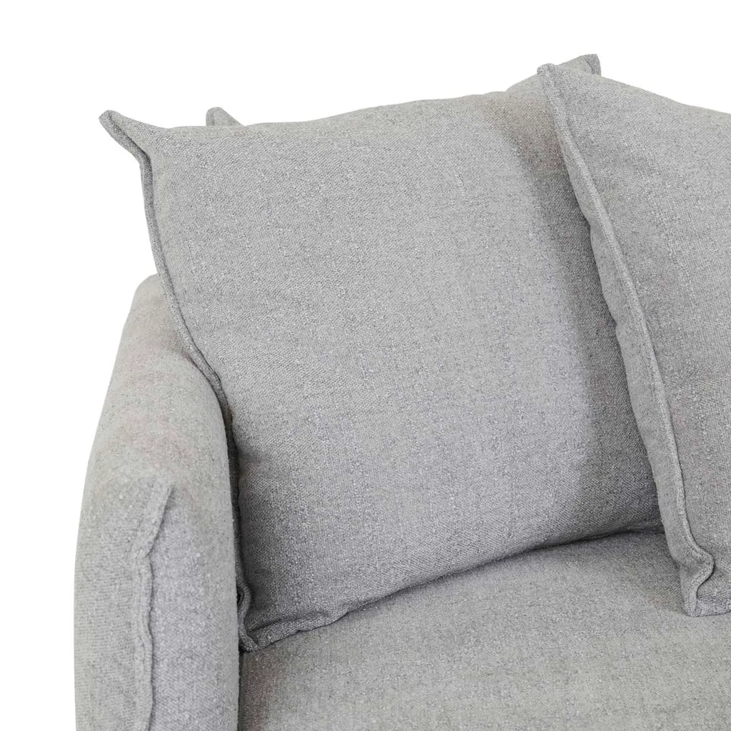 Vittoria Ingrid Three Seater Sofa Harbour Grey