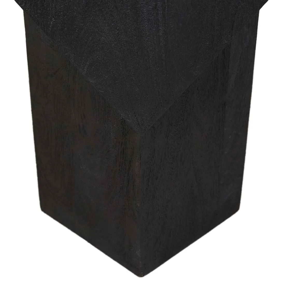 Abstract Stack Side Table Black
