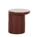 Petra Sphere Side Table Burgundy