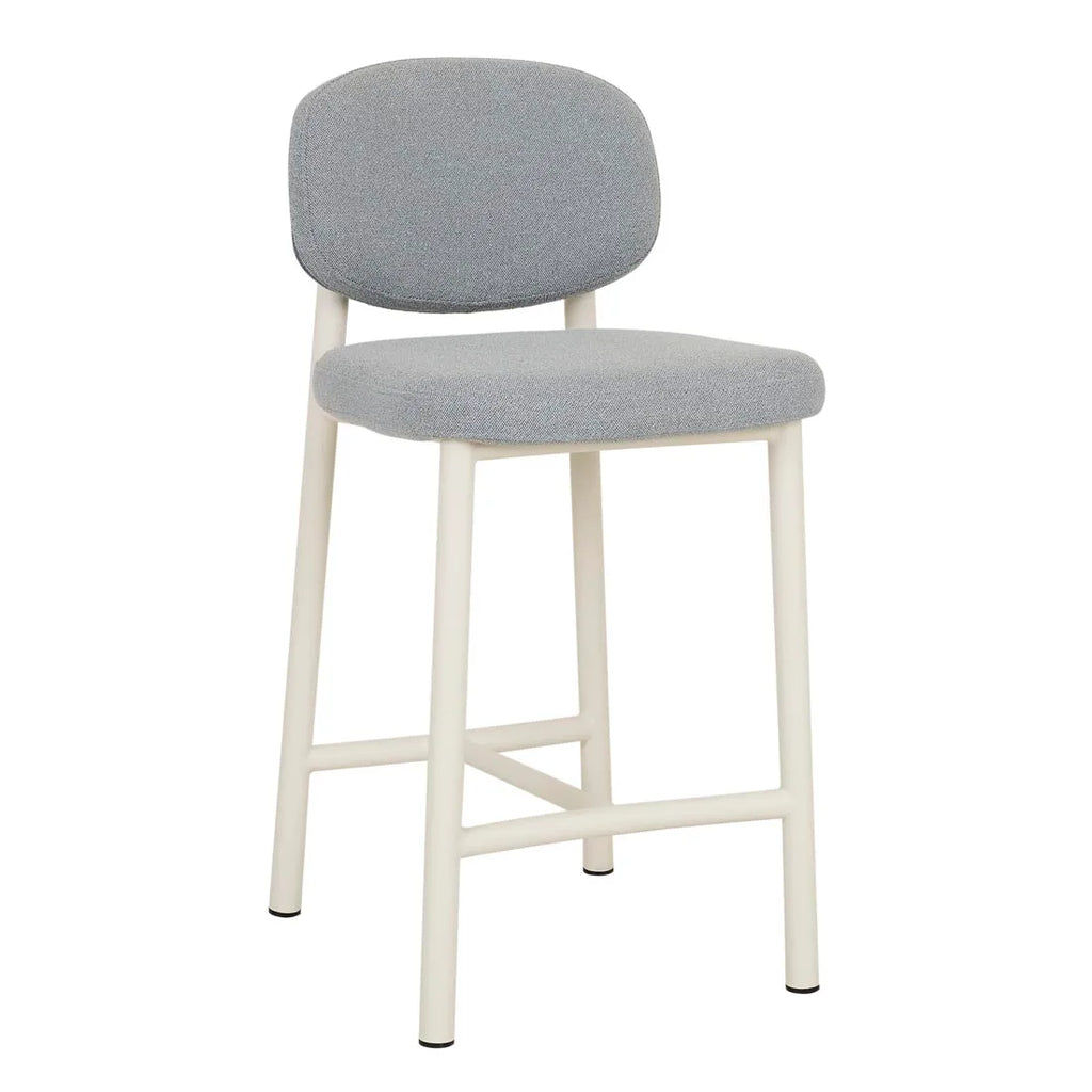 Lori Metal Metal Frame Barstool Powder Blue