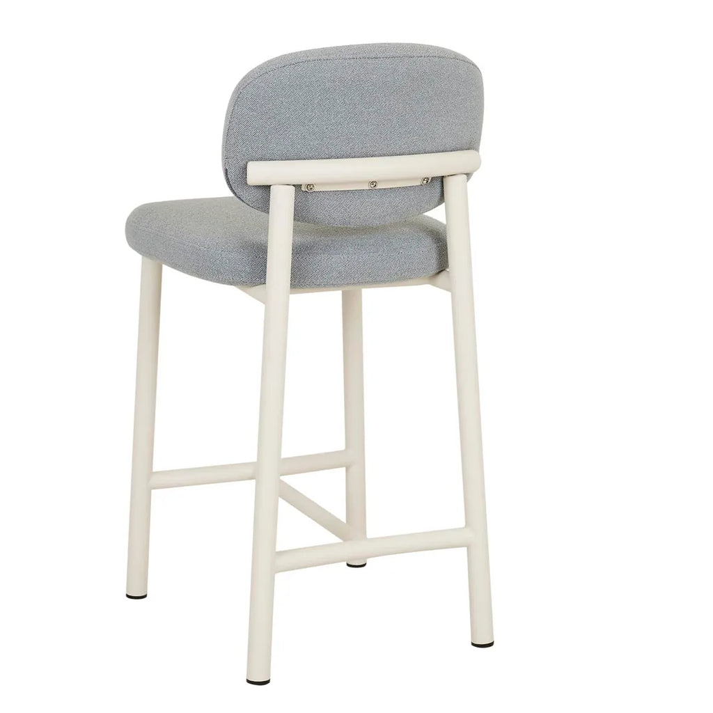 Lori Metal Metal Frame Barstool Powder Blue