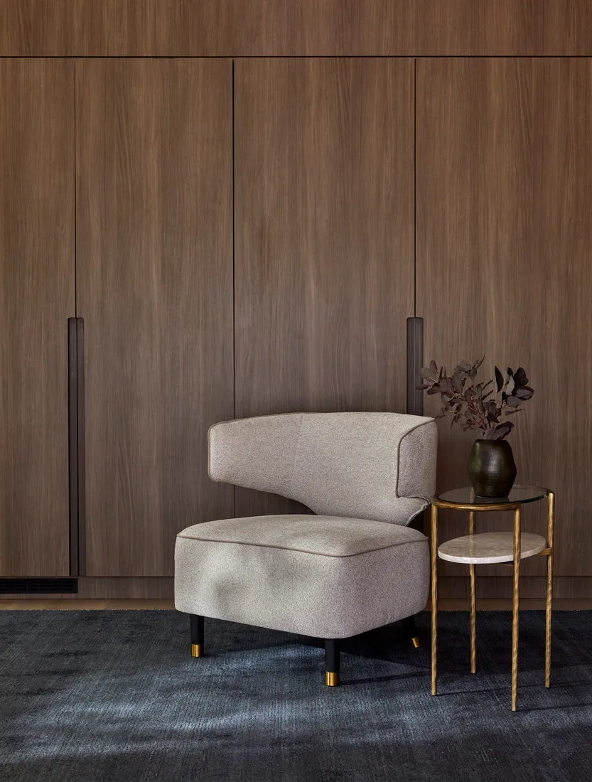 Sabine Armchair Blueberry Speckle