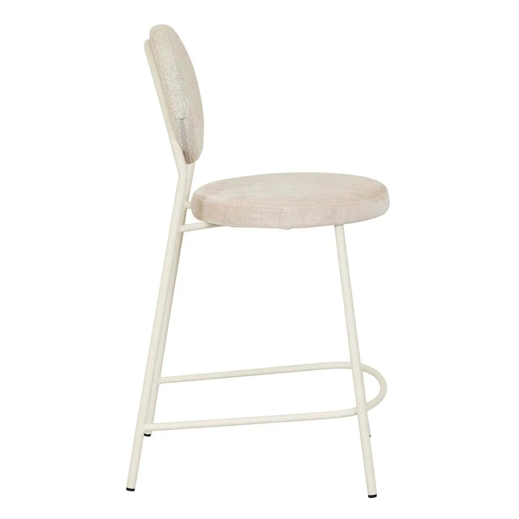 Laylah Loop Barstool Almond Milk