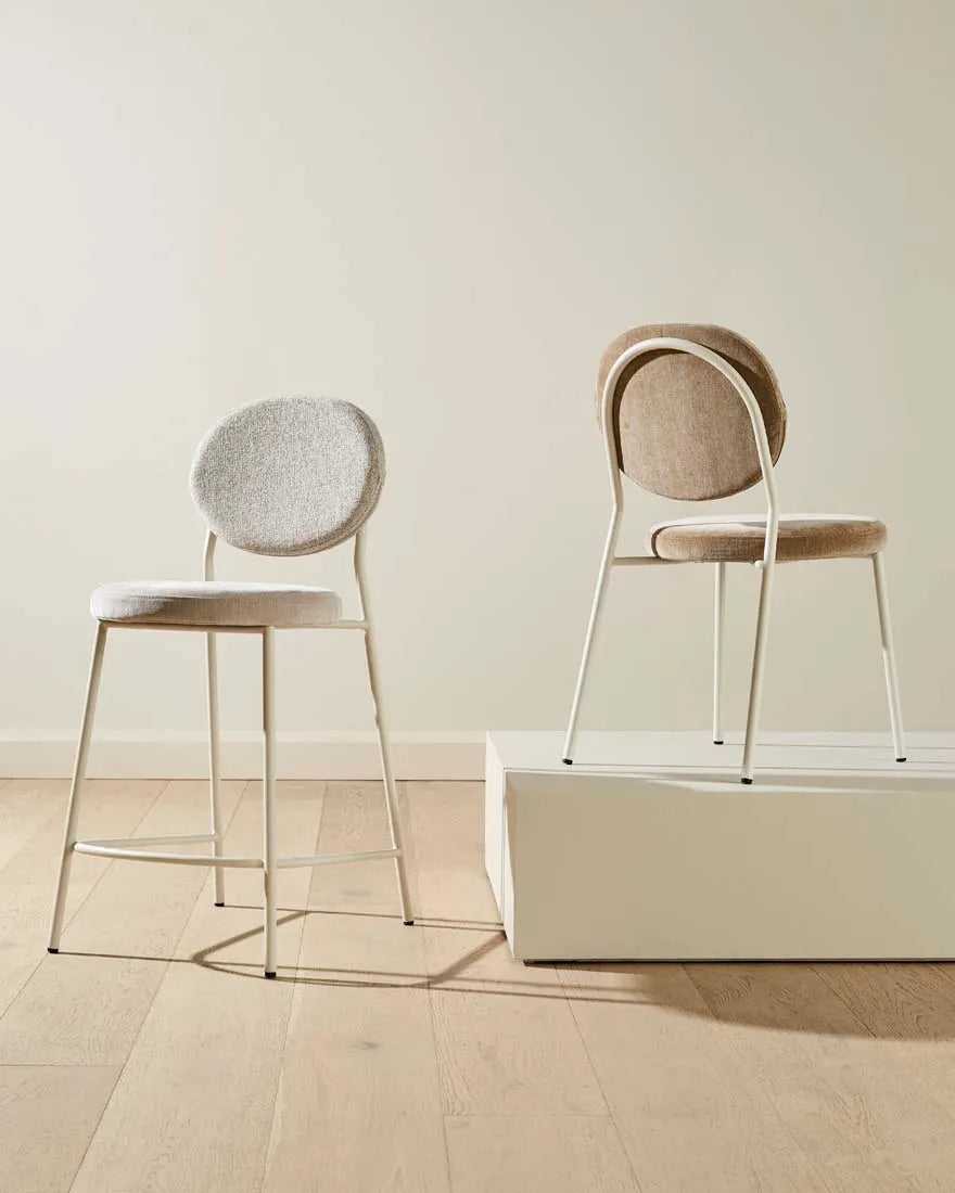 Laylah Loop Dining Chair Almond Milk