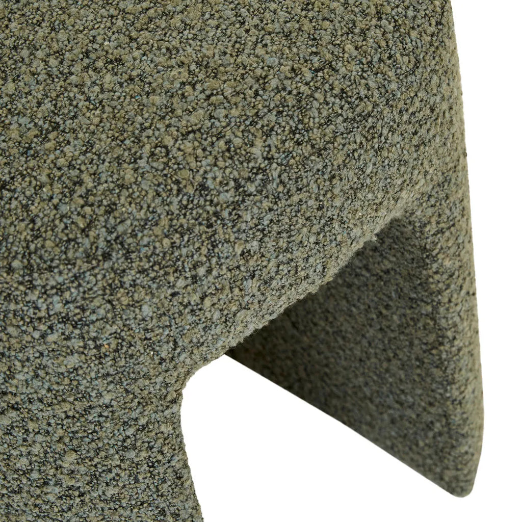 Kanto Stool Green Boucle