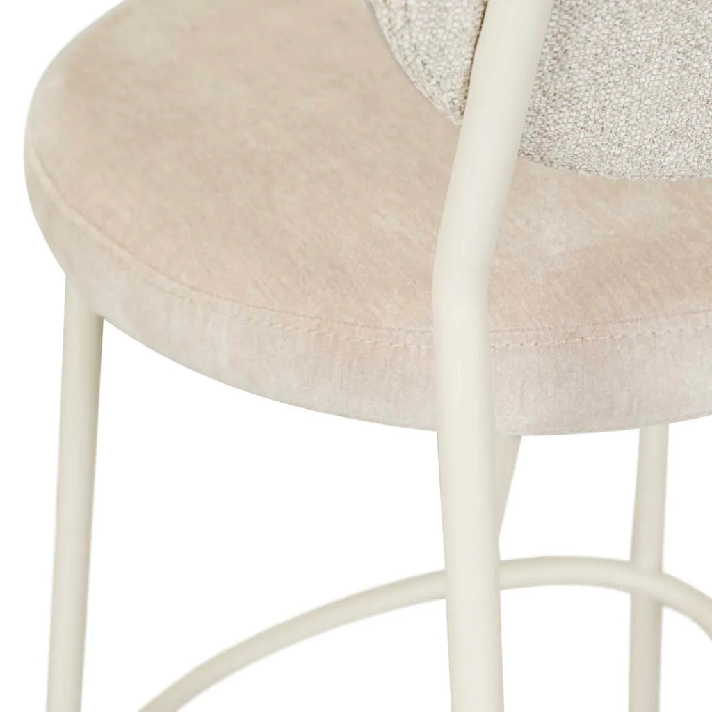 Laylah Loop Barstool Almond Milk