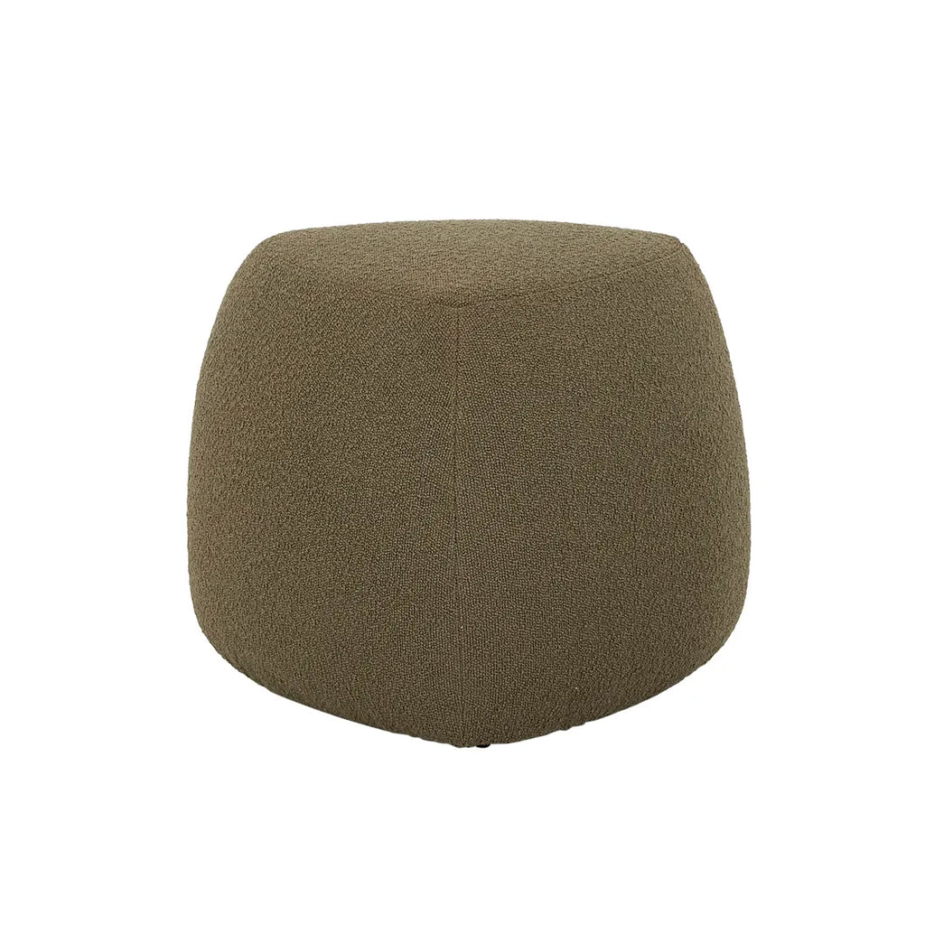 Pebble Ottoman Deep Olive