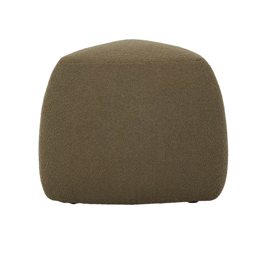 Pebble Ottoman Deep Olive