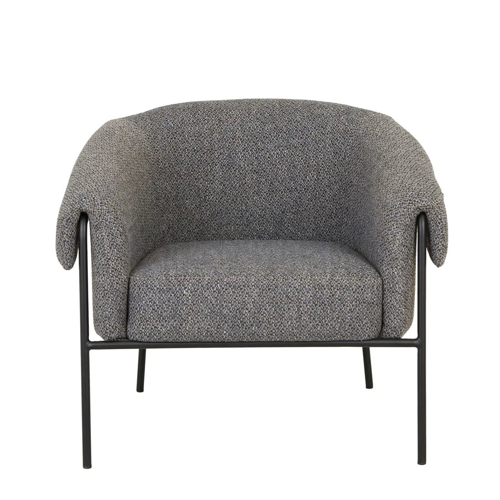 Sid Armchair Midnight Tweed