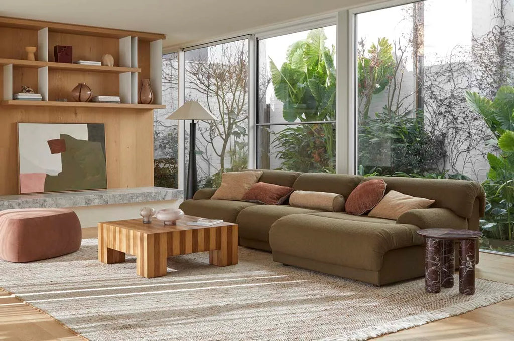 Pebble Large Ottoman Chickpea