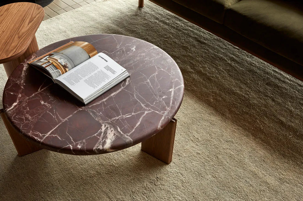 Ray Marble Coffee Table Travertine