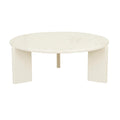Ray Marble Coffee Table Travertine