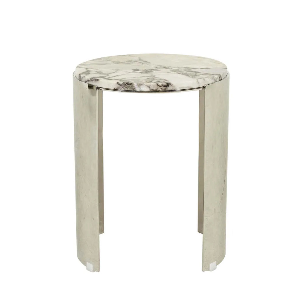 Silas Crescent Marble Side Table