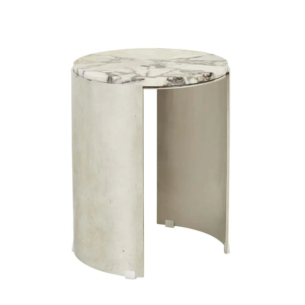 Silas Crescent Marble Side Table