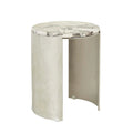 Silas Crescent Marble Side Table
