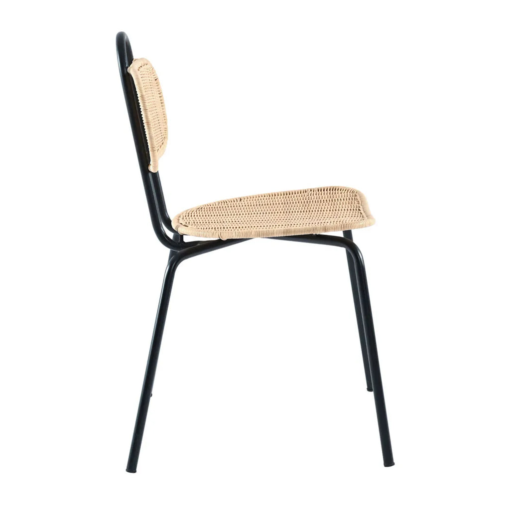Nami Dining Chair Natural/Black