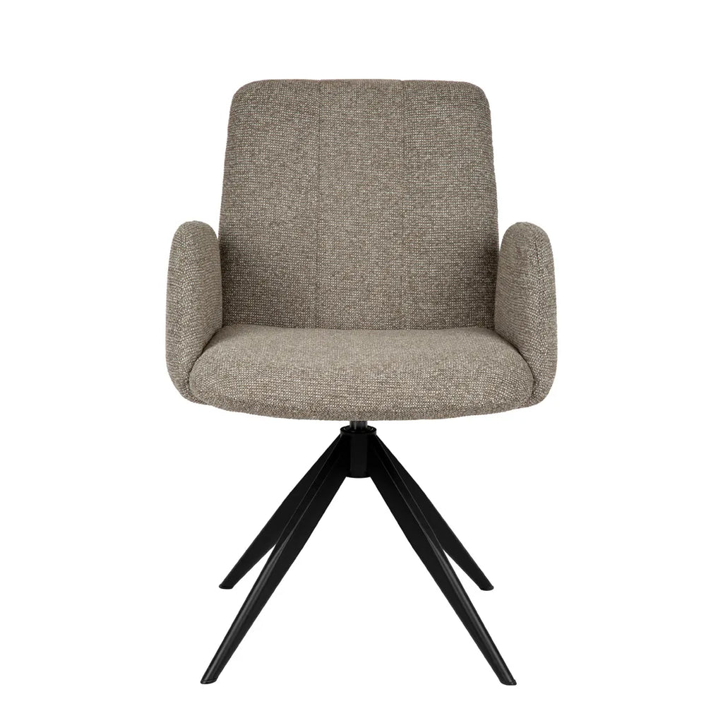 Colson Swivel Dining Chair Dawn Tweed