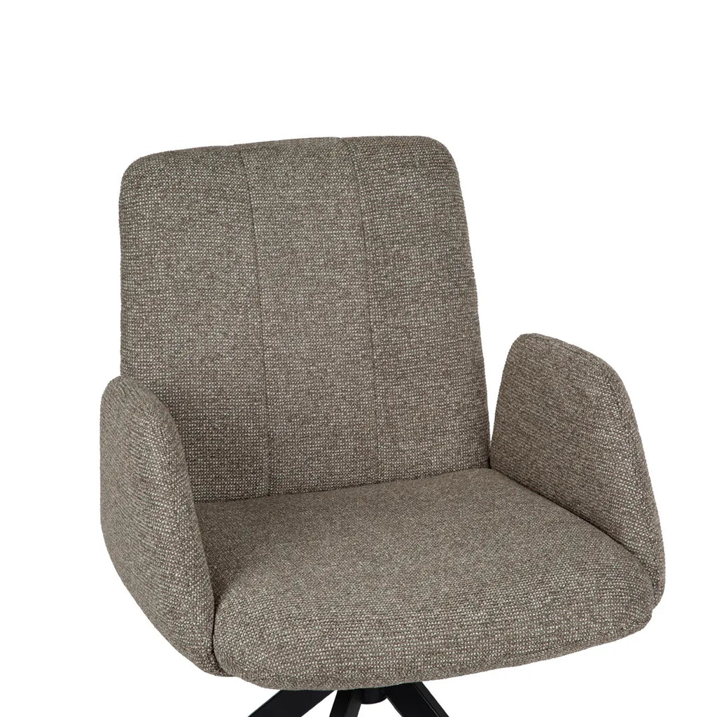 Colson Swivel Dining Chair Dawn Tweed