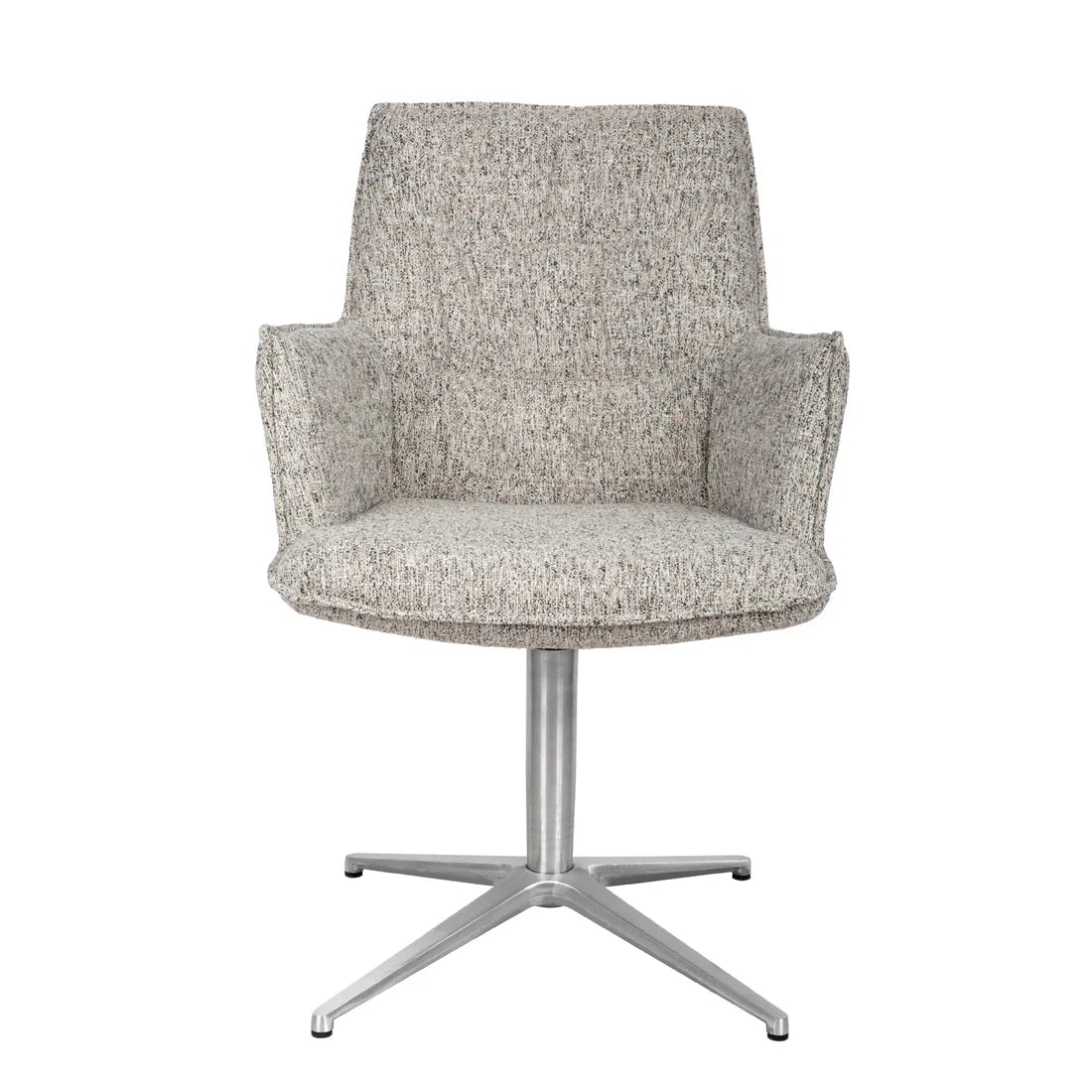 Lawson Swivel Dining Chair Iron Tweed