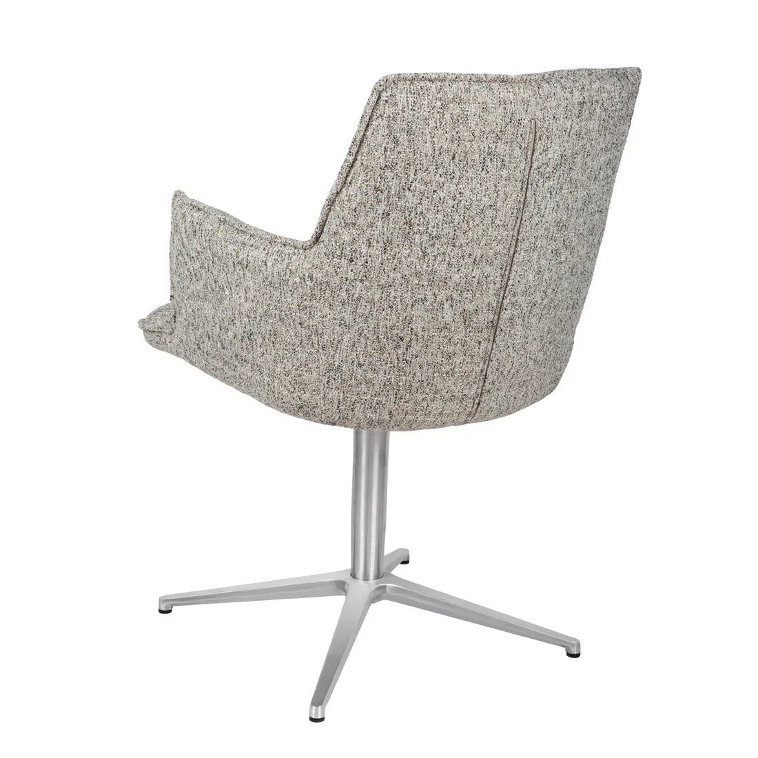 Lawson Swivel Dining Chair Iron Tweed