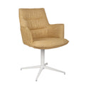 Lawson Swivel Dining Chair Maize Tweed