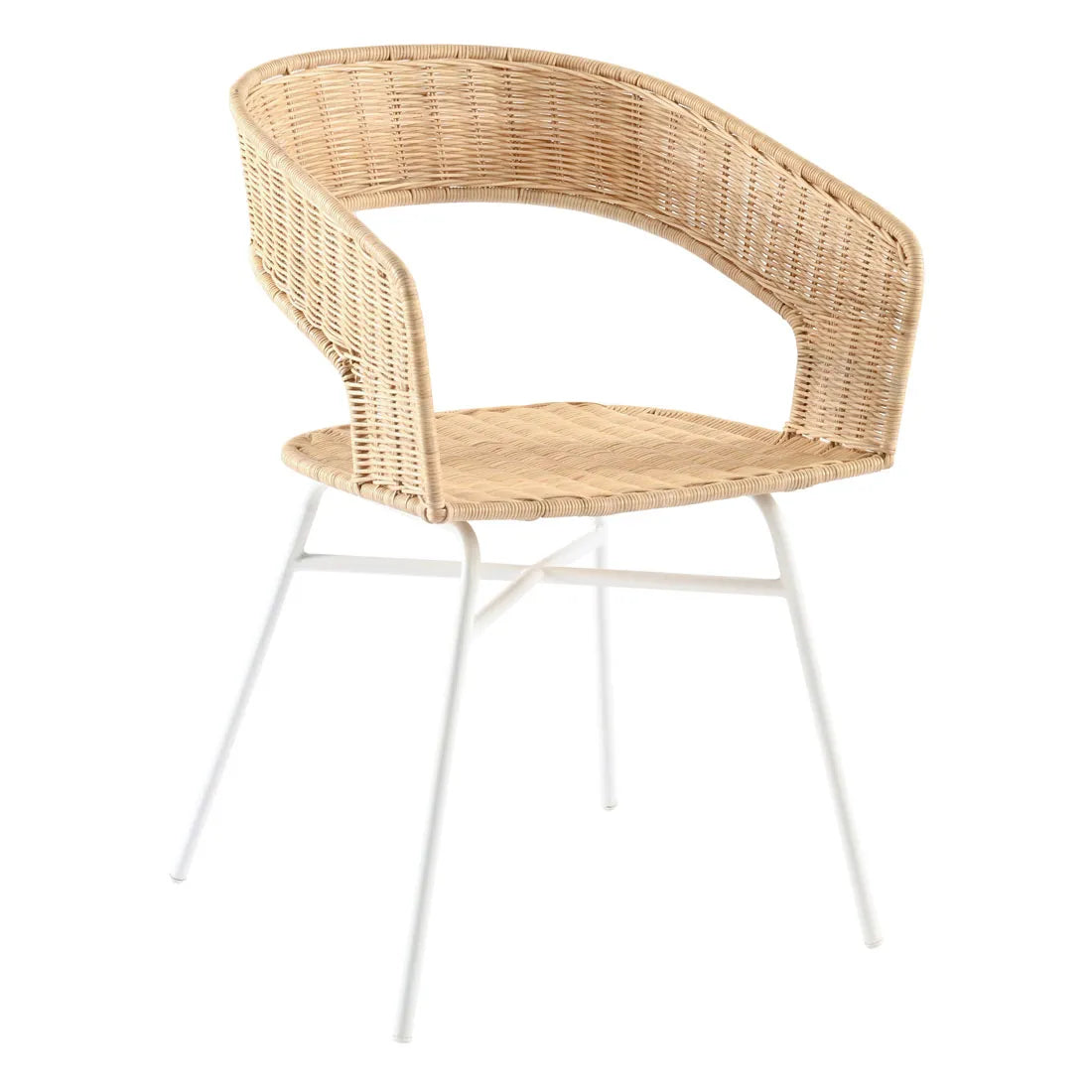 Charlotte Dining Chair Natural/White