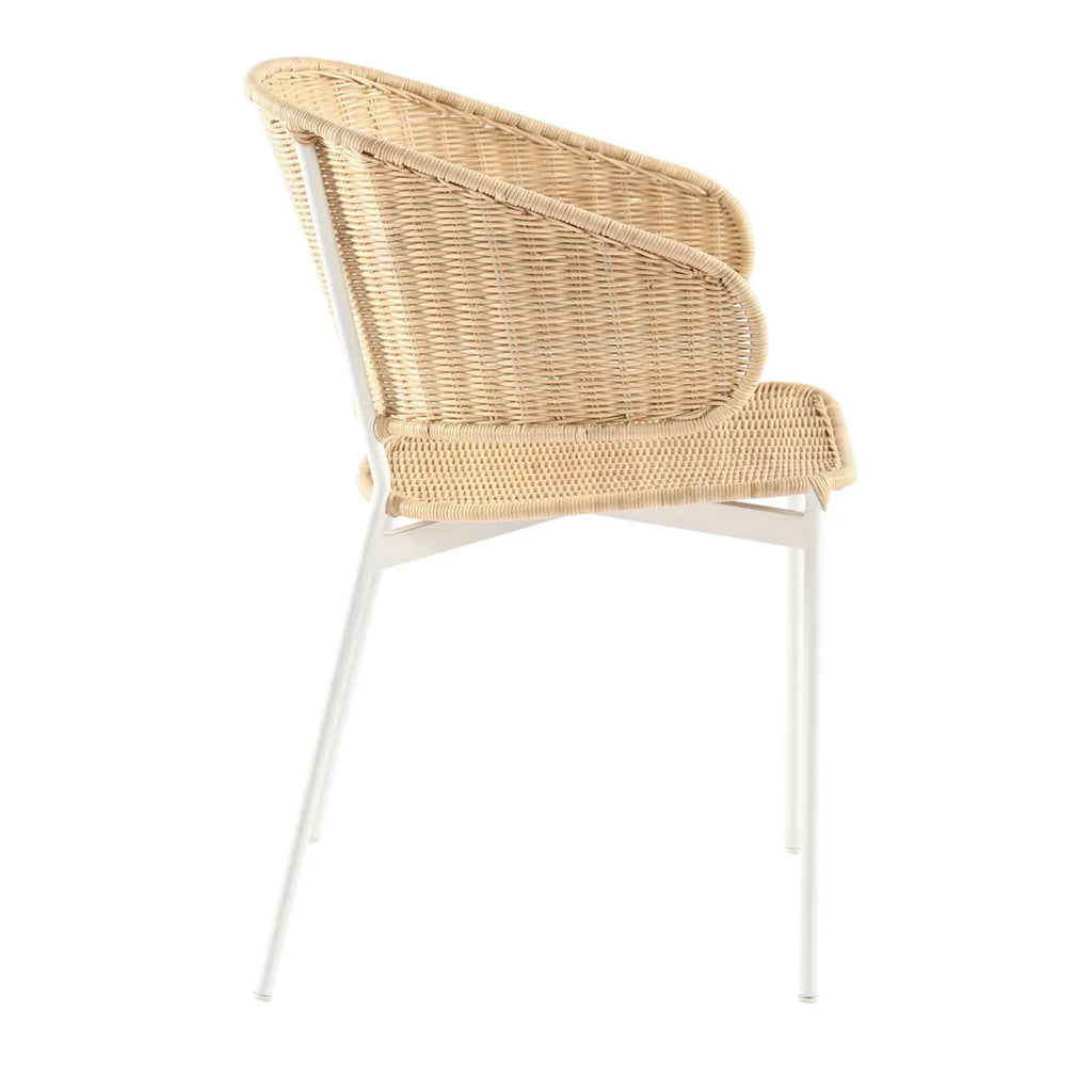 Lily Dining Chair Natural/White