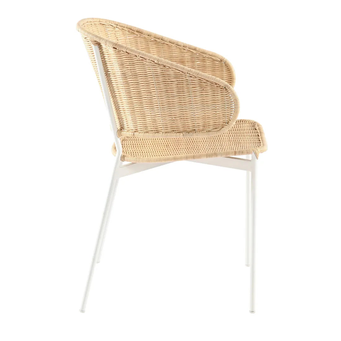 Lily Dining Chair Natural/White